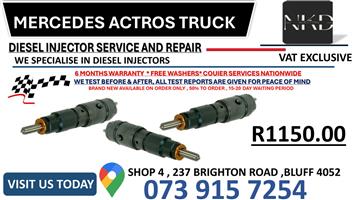 Mercedes Actros Truck Diesel Injectors 