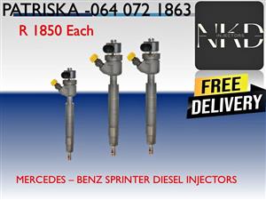MERCEDSE SPRINTER DIESEL INJECTORS FOR SALE