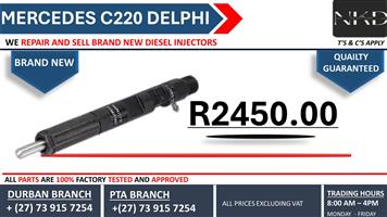 Mercedes C220 Delphi Diesel Injectors