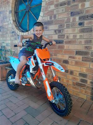 For Sale - 2025 KTM50SX junior motocross bike.