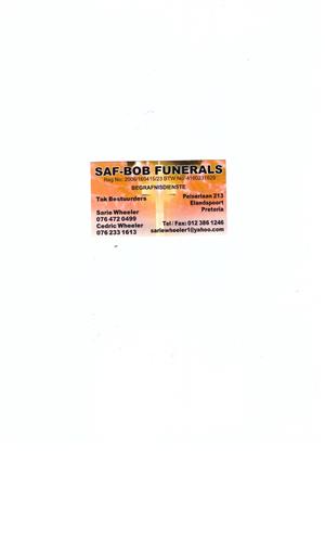 Saf- Bob funerals. You’re not expensive funeral solutions, People that care.