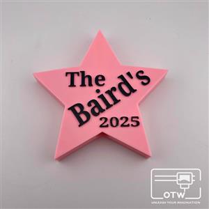 Christmas Star Tree Topper Custom