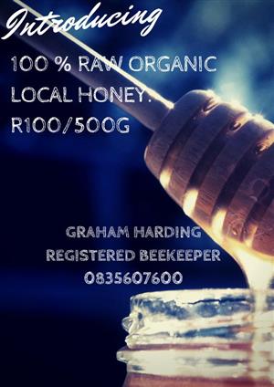 100% Raw, Organic Honey 500g