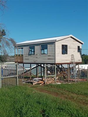 Wooden and nutec houses