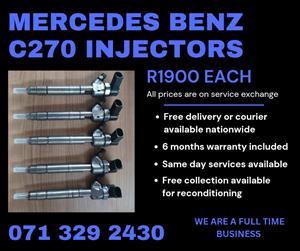 MERCEDES BENZ C270 INJECTORS FOR SALE WITH WARRANTY 