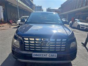 2023 HYUNDAI VENUE 1.2 PETROL ENGINE, PETROL, MANUAL, 5000KM,  BLUE COLOR