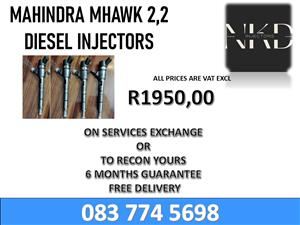MAHINDRA MHAWK 2.2- QUALITY DIESEL INJECTORS AVAILABLE FOR SALE & RECONDITIONING