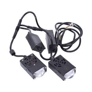 Universal 1-LED Grid Grill Light - Yellow/White - 40x65x20mm (pair)