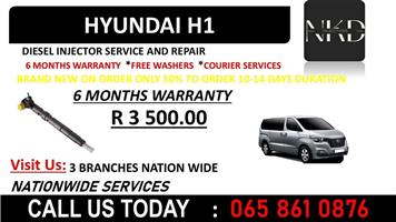 NEW HYUNDAI H1 INJECTORS FOR SALE OR SERVICE EXCHANGE WITH WARRANTY