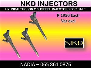Hyundai Tucson diesel injectors for sale or recon.