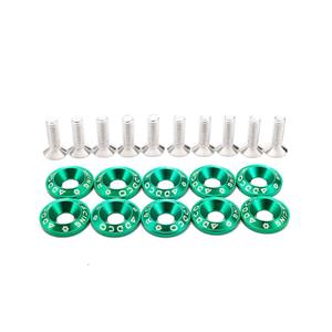 Addco M6 Dress Up Bolt - Green (10pc set)