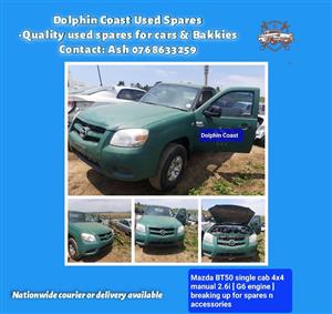 Mazda BT50 single cab 4x4 manual 2600i stripping