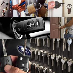 cars/home/business locks & keys throughout South Africa 