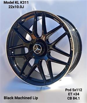 22” Mercedes Rims suv fitment