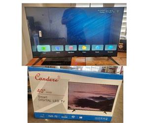 40" Frameless Smart Android HD LED TV NEW WITH WARRANTY AND FREE DELIVERY