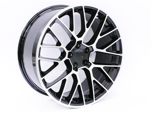20″ QS Porsche Style 5066 5/112 Black Machined Face Alloy wheels