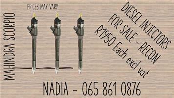 MAHINDRA SCORPIO BEST QUALITY RECONDITIONED DIESEL INJECTORS FOR SALE LEBOWAKGOMO