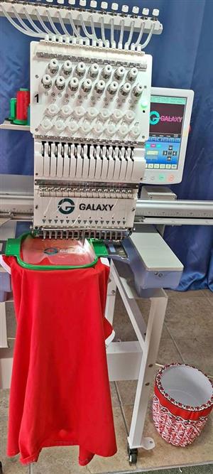 Galaxy industrial embroidery machine