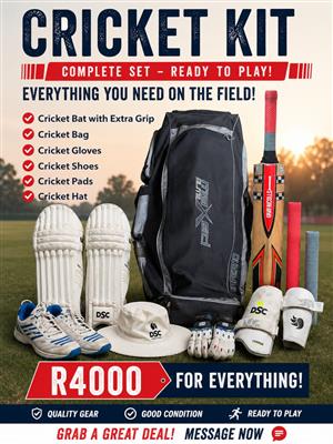 Selling my cricket kit