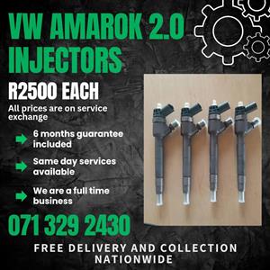 VW AMAROK 2.0 INJECTORS FOR SALE WITH WARRANTY 