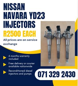 NISSAN NAVARA YD23 INJECTORS FOR SALE WITH WARRANTY 
