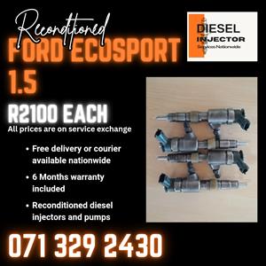 FORD ECOSPORT 1.5 INJECTORS FOR SALE WITH WARRANTY INCLUDED 