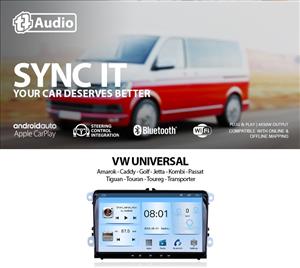 TT Audio 9″ replacement radio for VW Amarok | Caddy | Golf | Jetta | Kombi | Passat | Tiguan | Touran | Toureg | Transporter