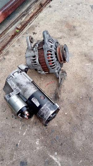 Mitsubishi Pajero Starter & Alternator for sale