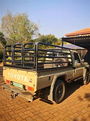 Land Cruiser Single cab cattle rail only for sale.