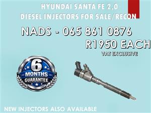 HYUNDAI SANTA FE 2.0 DIESEL INJECTORS FOR SALE