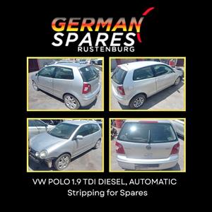 VW POLO 1.9 TDI DIESEL AUTOMATIC STRIPPING FOR SPARES
