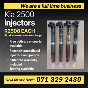 KIA 2500 INJECTORS FOR SALE WITH WARRANTY INCLUDED 