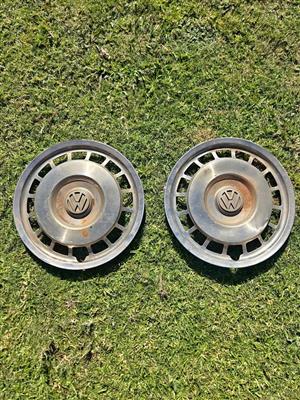 VW WHEEL CAPS X 2.