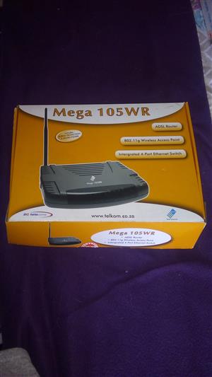 Mega 105WR ADSL router