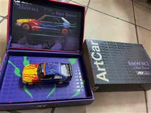 BMW M3 E30 Art car by Ken Done fly slot car 99022.