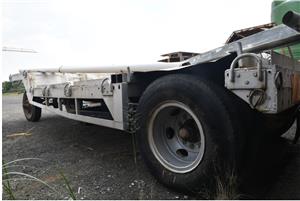 Silver trailer double axle for sale