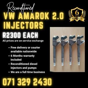 VW AMAROK 2.0 INJECTORS FOR SALE WITH WARRANTY 