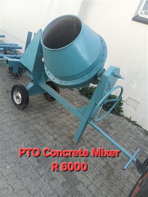 Pto concrete mixer for sale