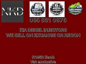 KIA 2500 DIESEL INJECTORS FOR SALE - RECONDITIONED AND NEW CAROLINA