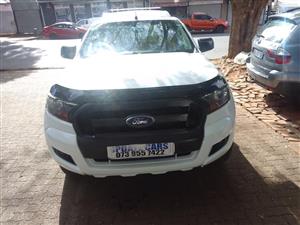 2016 white Ford Ranger 2.2   single cab canopy manual diesel milage 105,000 km