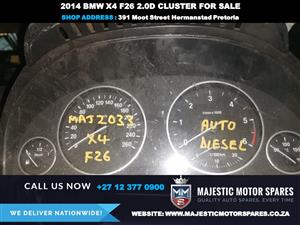 2014 Bmw X4 F26 2.0 speedometer for sale