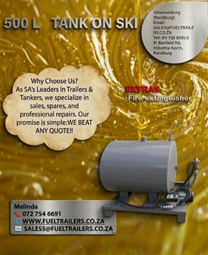 500L Mild Steel Ski Tank