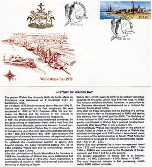 Commemorative Stamp & Envelope Set - Walvisbaai 1978