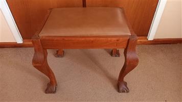Dressing Table Stool, Ball and Claw