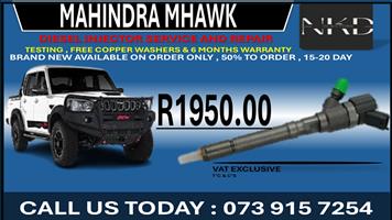 Mahindra Mhawk Diesel Injectors 