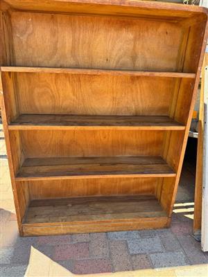 Vintage mid-century wooden bookshelf