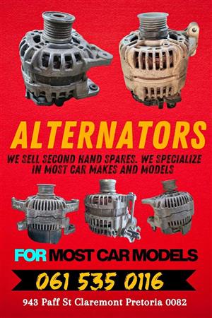 Alternators for sale 