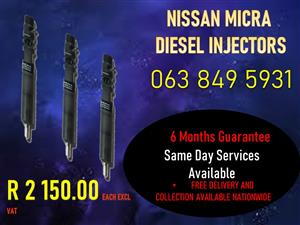 NISSAN MICRA 1.5 DIESEL INJECTORS 