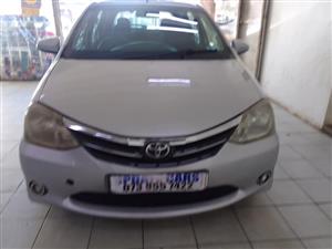 2014 TOYOTA ETIOS Hatch 1.5Xs manual Silver color Petrol  93,000km 