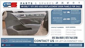 VW Golf 7 GTI 2013 used replacement door panels for sale